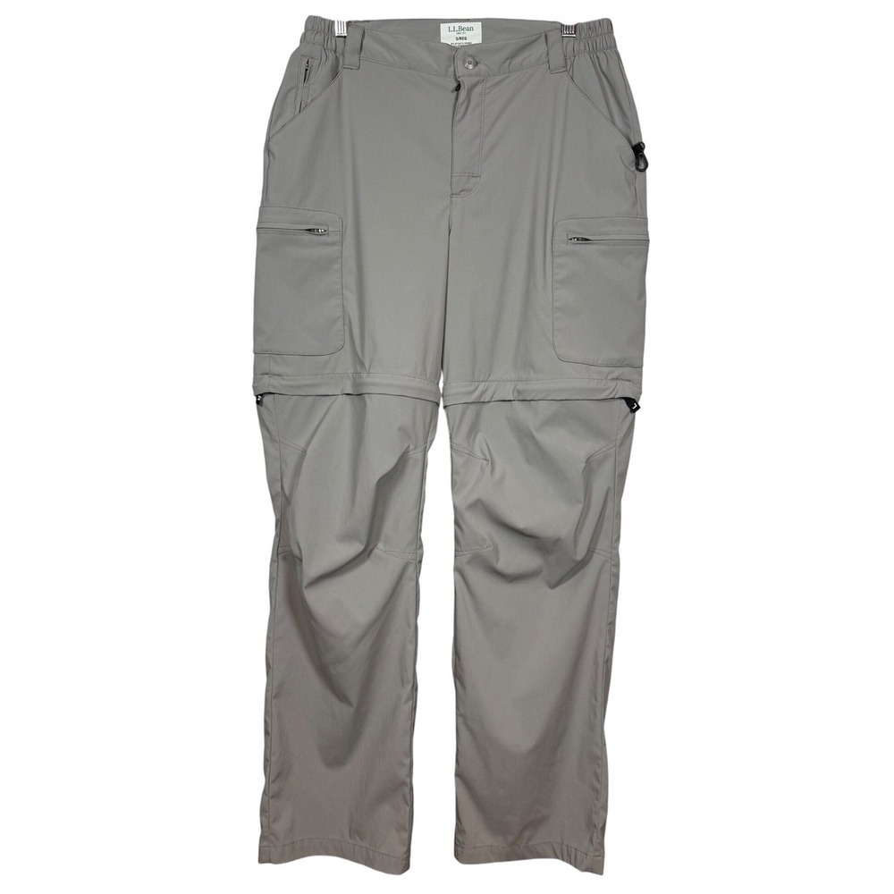 LL Bean Men's Water-Resistant Cresta Hiking Zip-Off Pants, Standard Fit, Size S